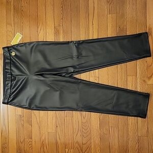 NWT Michael Kors faux leather leggings